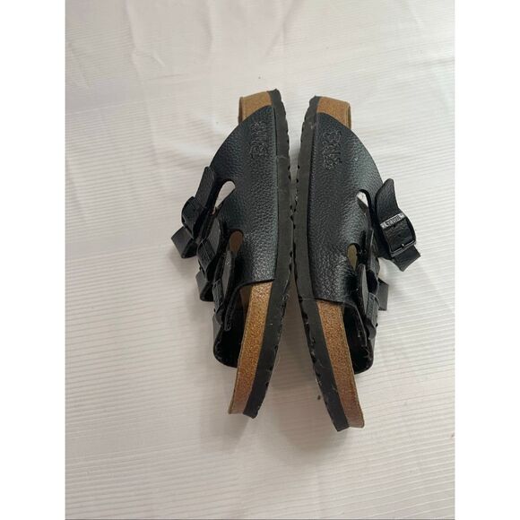 Birkenstock Black Florida Sandals Size 41 Ladies 10 Mens 8 - Picture 6 of 7